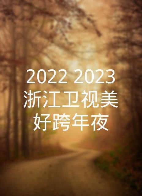 2023浙江卫视美好跨年夜海报剧照
